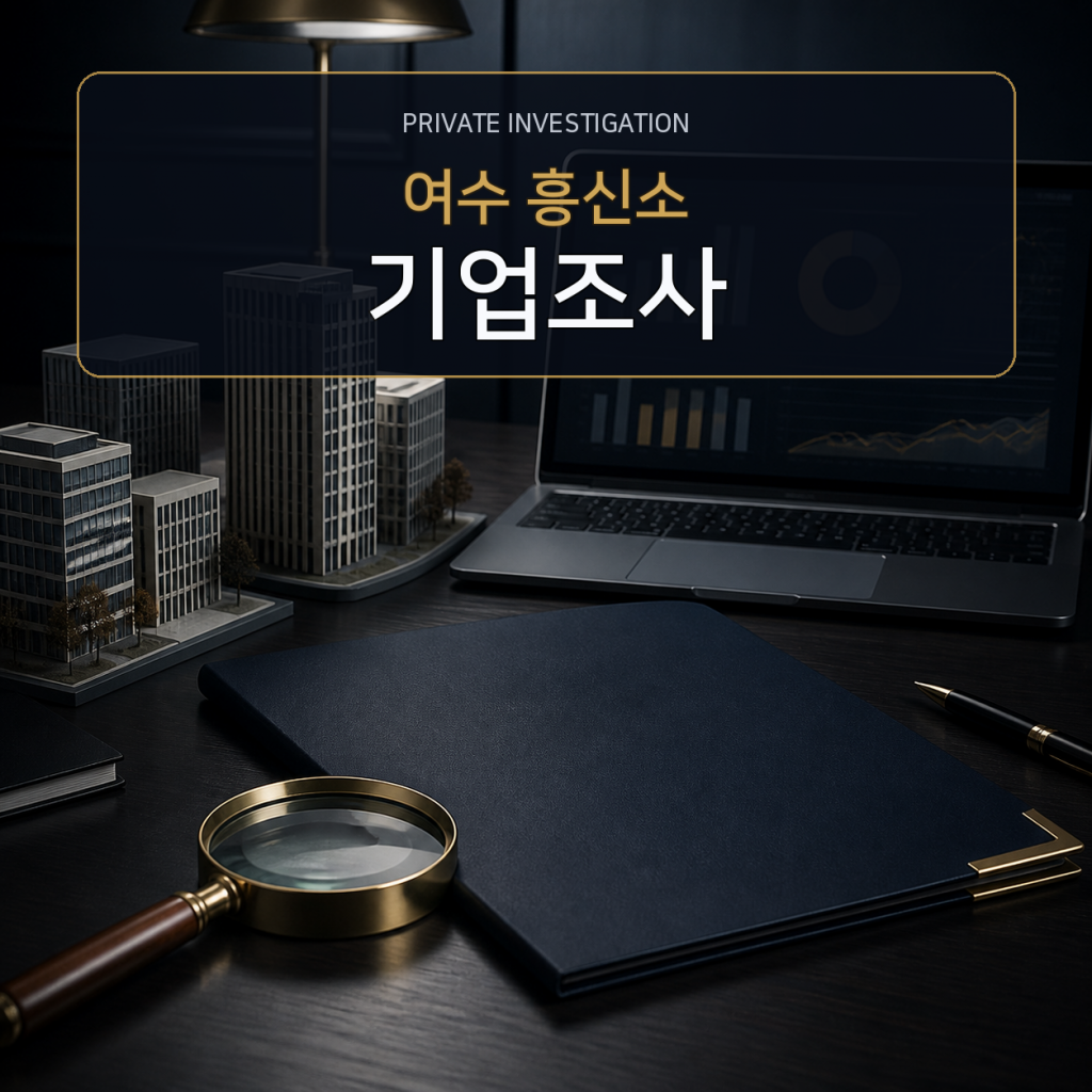 여수 기업·거래처 조사 전문 흥신소
